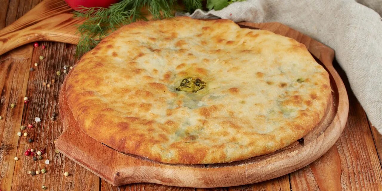 Пирог Осетинский с сыром и сметаной вес - купить с доставкой в Новосибирске и Ба