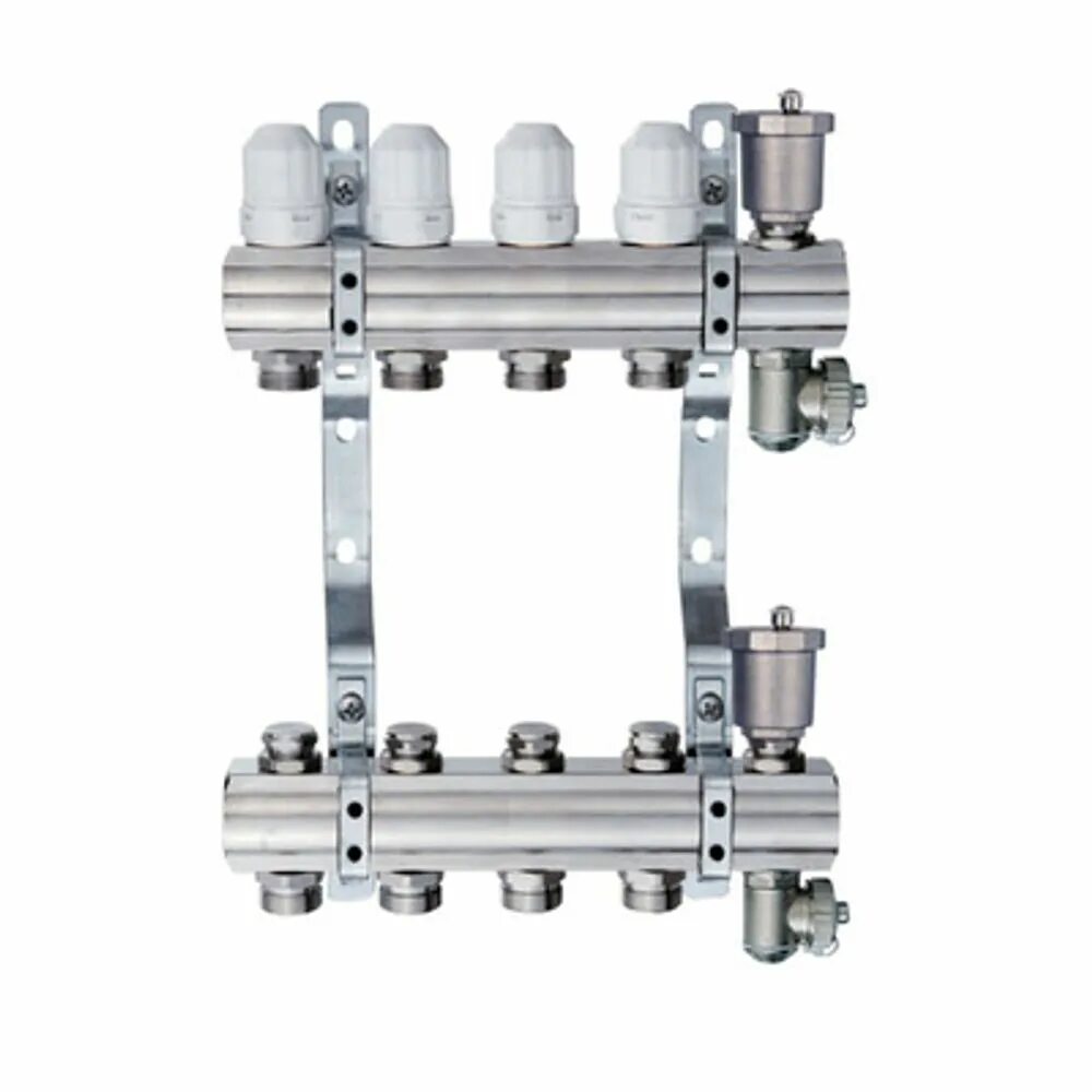 Коллектор в сборе 3 выхода. Коллектор нерж. Коллекторная группа tim (kd005) 1" вр, 5 отводов 3/4", расходомер. Коллектор sa 1х16х2 вых. Коллекторная группа 1"х10 вых.
