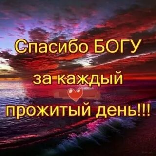 Каждый день благодарить бога