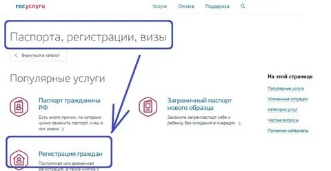 Госуслуги запись на прописку