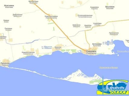Скадовск херсонская область на карте