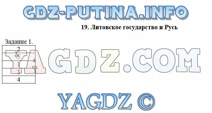 Тест по истории литовское государство и русь