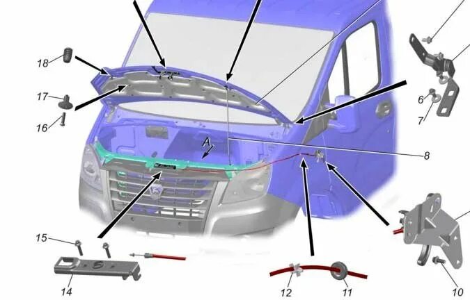 Замок капота на Газель 3302 бизнес. Болт крепления капота Газель Некст. Болт крепления замка капота Газель Некст. Замок капота ГАЗ 3302 схема. Как открыть капот на газели