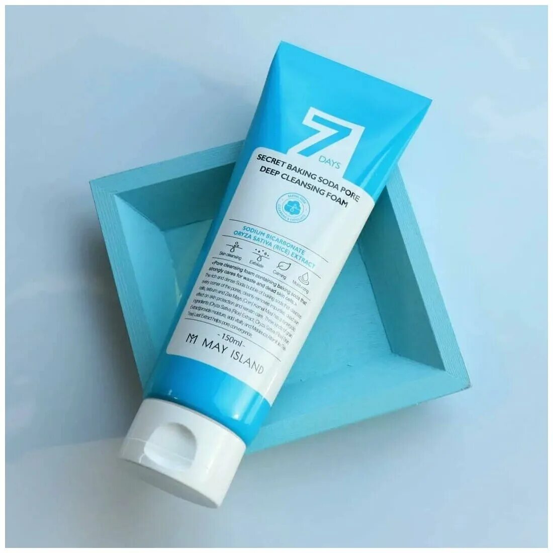Anua quercetinol pore deep cleansing foam. May island 7 days secret baking soda deep pore cleansing foam. may island 7days secret baking soda pore deep пенка глубокоочищающая с содой. для умывания 7 days secret baking soda. may island baking soda deep pore cleansing foam, 30мл.