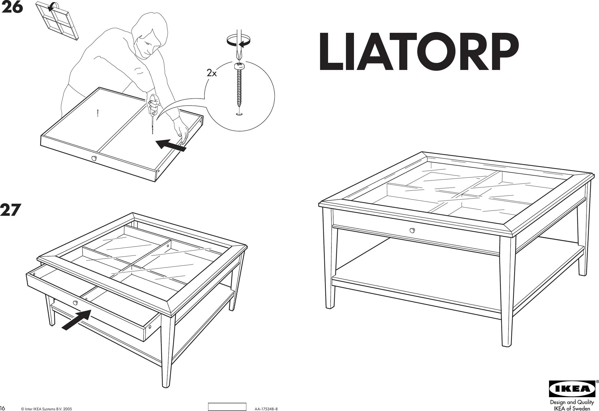 Instruction table