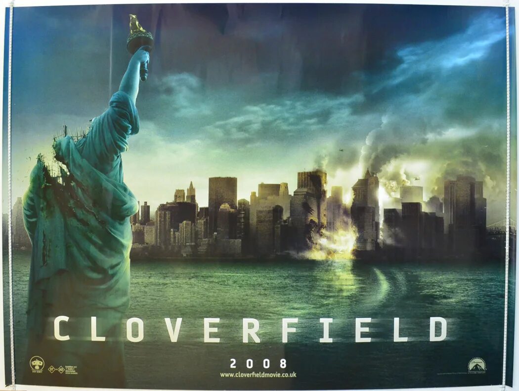 Монстро 2008. Монстро Cloverfield. Монстро 2008 Кловерфилд. Кловерфилд Постер.