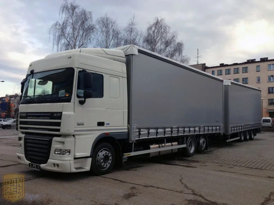 Даф 105 Тандем 120 кубов. DAF XF 105.410. DAF XF 105 автопоезд. DAF 105 сцепка. Даф авито б у