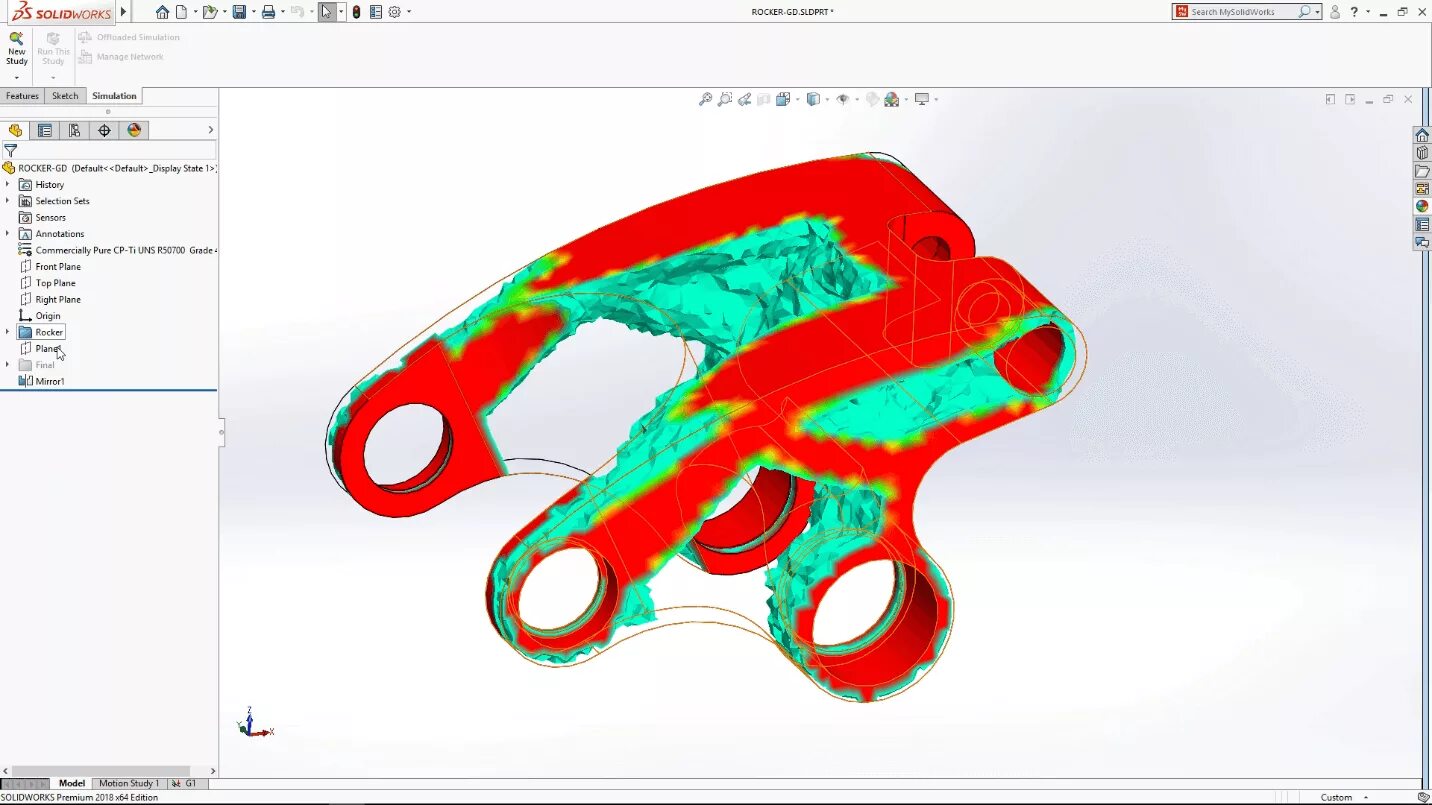 Плагин solidworks. Топологическое проектирование solidworks simulation. генеративное проектирование. генеративное моделирование. генеративный дизайн.