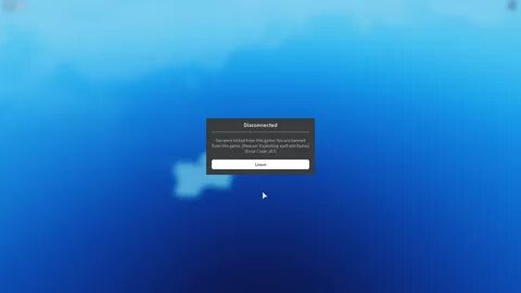 There has been an error
