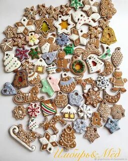 Пряники новогодние игрушки