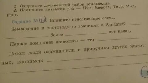 Впишите недостающие слова новое ремесло