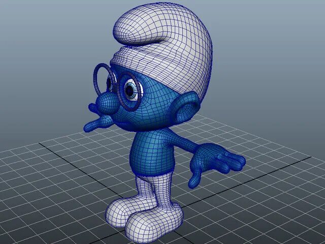 Maya character. Смурфики 3д модель. maya персонажи. смурфики 3d. майя 3д.