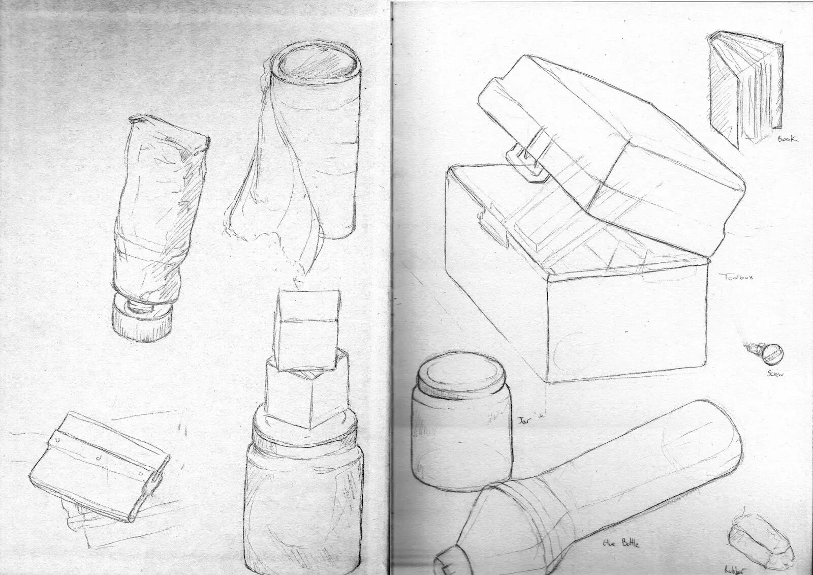 Draw objects. Sketch предмета. draw приспособления для визирования при рисовании. метод визирования в рисовании. objects in perspective.