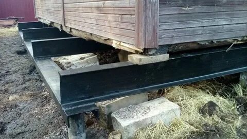 Поднятие фундамента