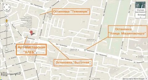 Карта малиновский