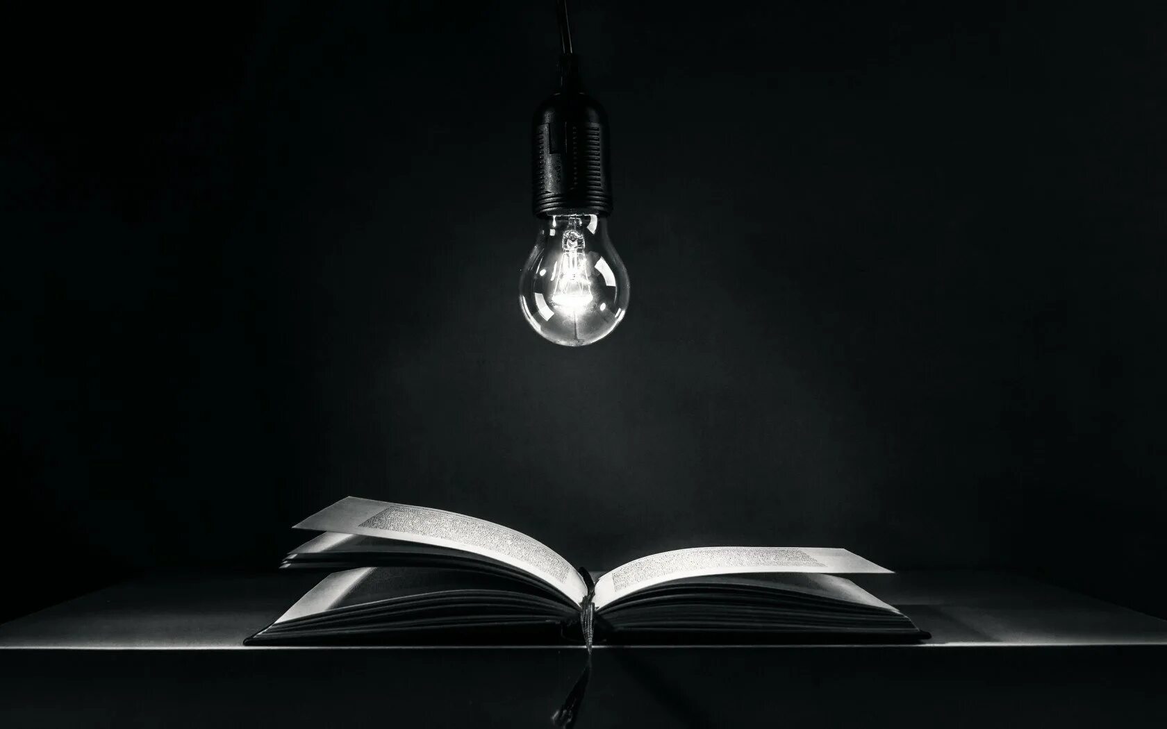 The lamp is the book