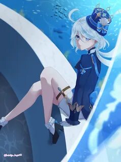 Геншин Импакт, Пиксив. фильтр. 