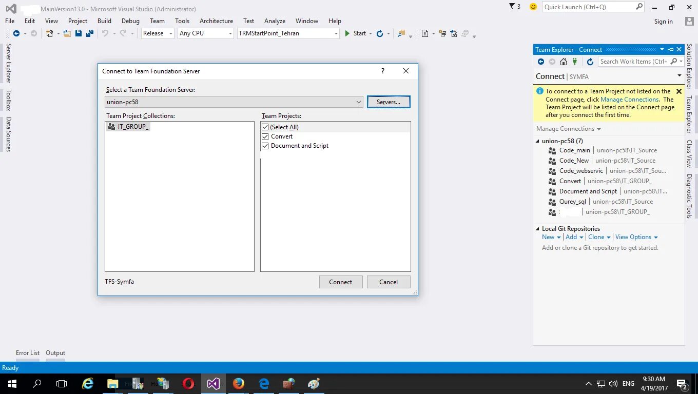 Visual connection. Visual studio 2019 team foundation server. как подключить router в визуал студио помощью терминала. apexsql doc. symfa.