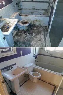 Уборка было и стало