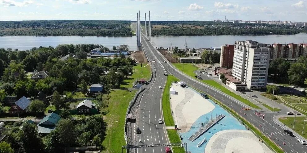 Новый мост череповец фото Архангельский мост даст новый импульс развитию Череповца Российская газета