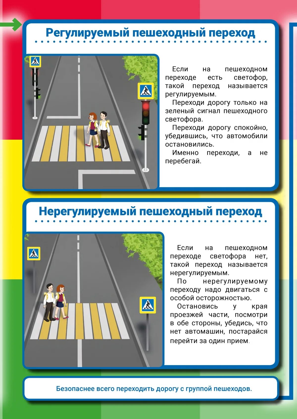 Порядок перехода пешеходного перехода