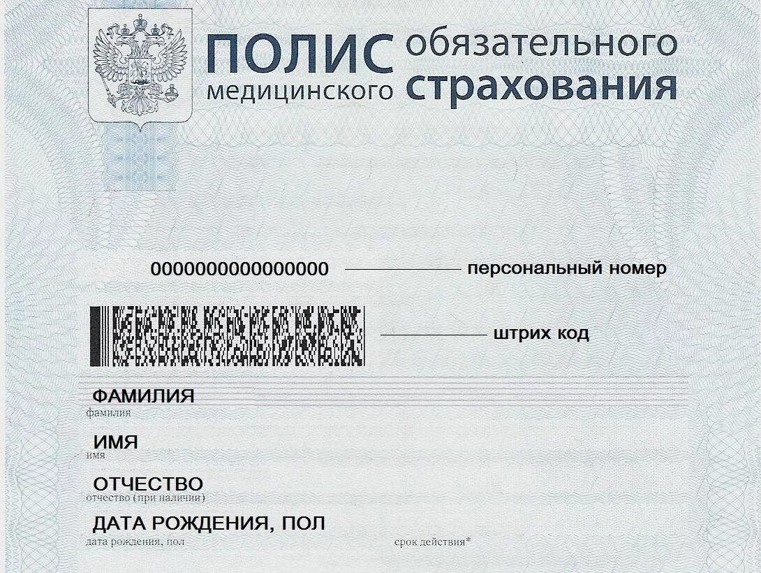 Информация о медицинском полисе