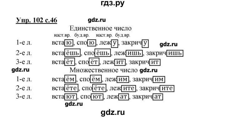 Русский язык 4 класс 2 часть упражнение 102. Русский язык 4 класс 2 часть упражнение 2. Русский язык 4 класс 2 часть страница 47 упражнение 102.