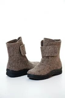 Валенки женские короткие на подошве