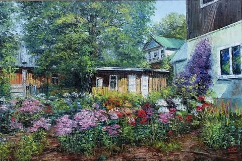 Картина дача