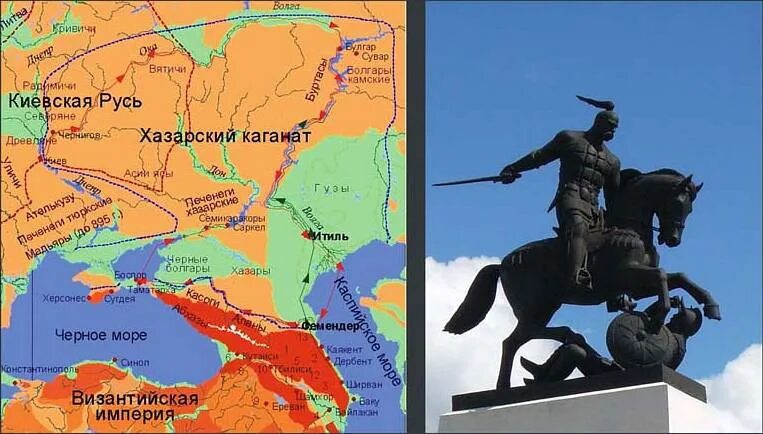 Разгром хазарского каганата ответ 1. 3 июля 964 года святослав разгромил хазарский каганат. 3 июля князь святослав разгромил хазарию. святослав игоревич разгром хазар. семендер хазарский каганат святослав.