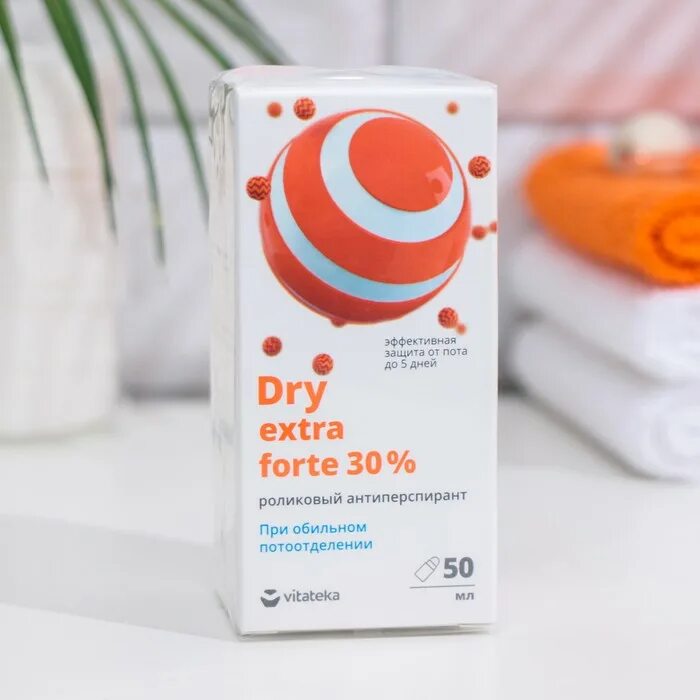 Dry extra отзывы. Dry Extra Forte 30. Витатека драй Экстра. Витатека драй Экстра форте 30% антиперспирант роликовый. Витатека драй Экстра форте ролик от обильного потоотделения 30% 50 мл.