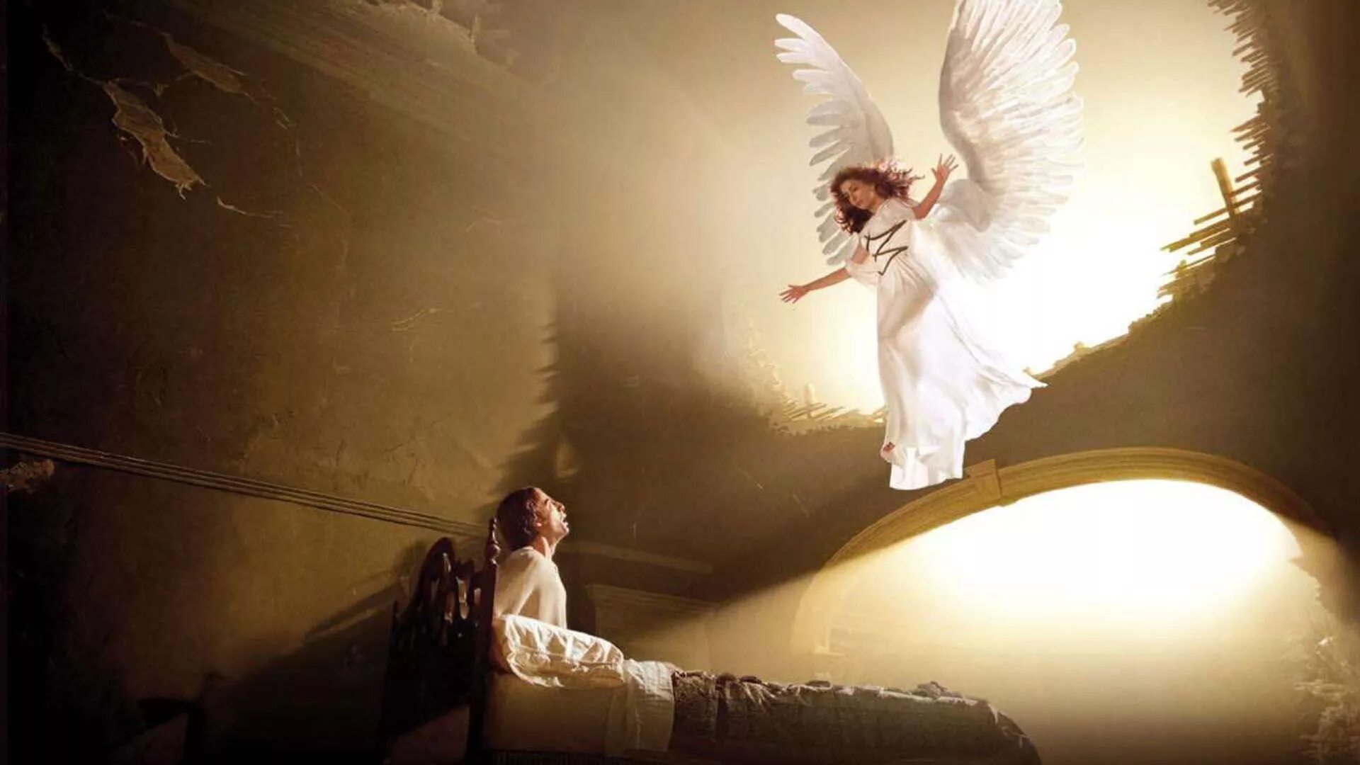 Ангелы в Америке (Angels in America) 2003. Ангел спускается с небес. Одна комната солнечный свет ангел дата выхода