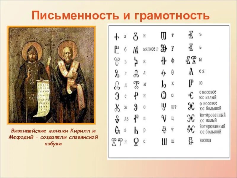 Славянскую систему письма создали