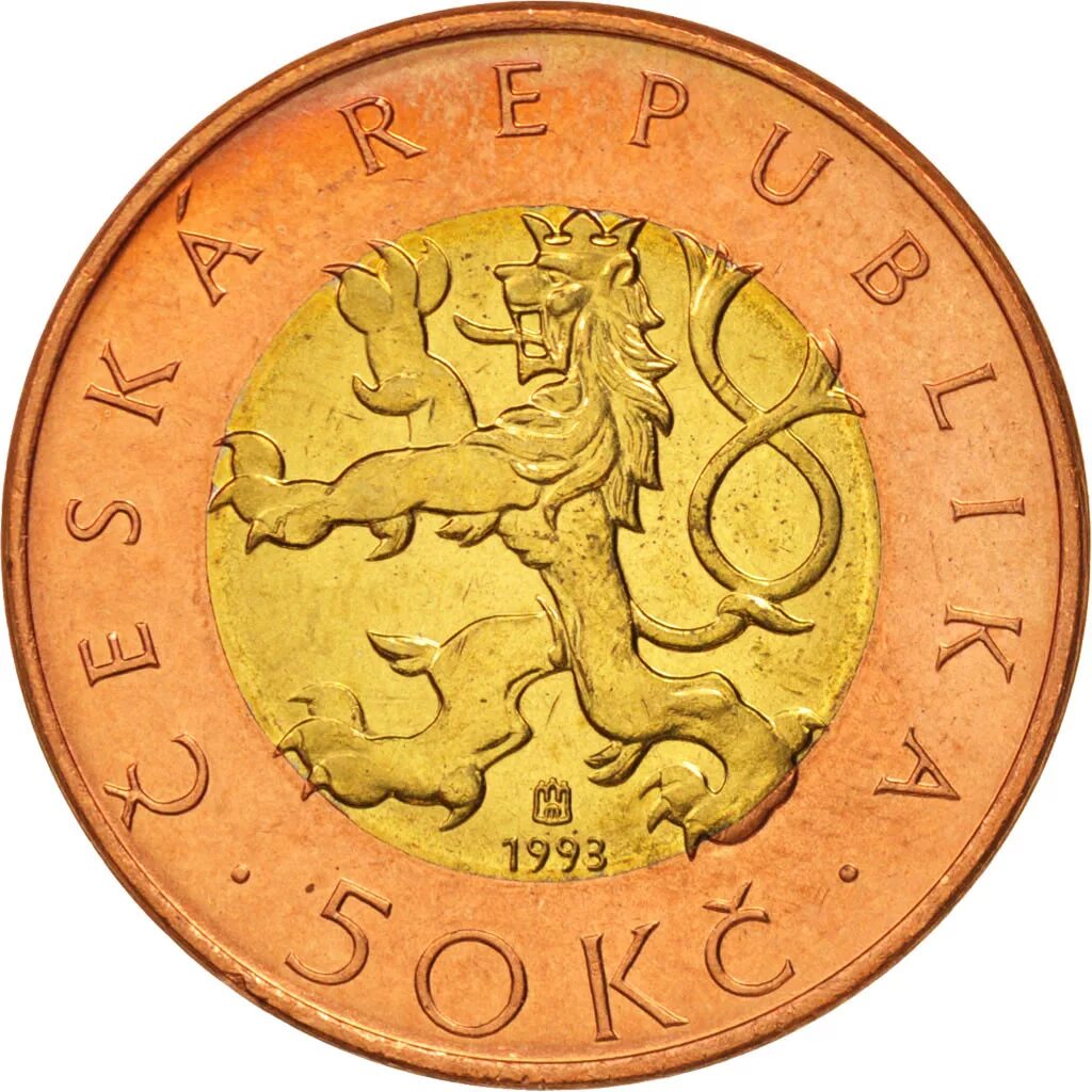 Лев 1993. 50 Чешских крон монета. Чехия 50 крон, 1993. 50 Крон Мон\ета. 50 Чешских крон монета 2010.