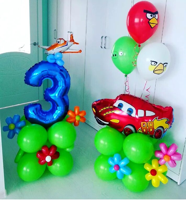 3 из воздушных шаров. Воздушные шары композиции. Шары для мальчика. Композиции из шариков. Композиция из шаров на день рождения мальчику 3 года.