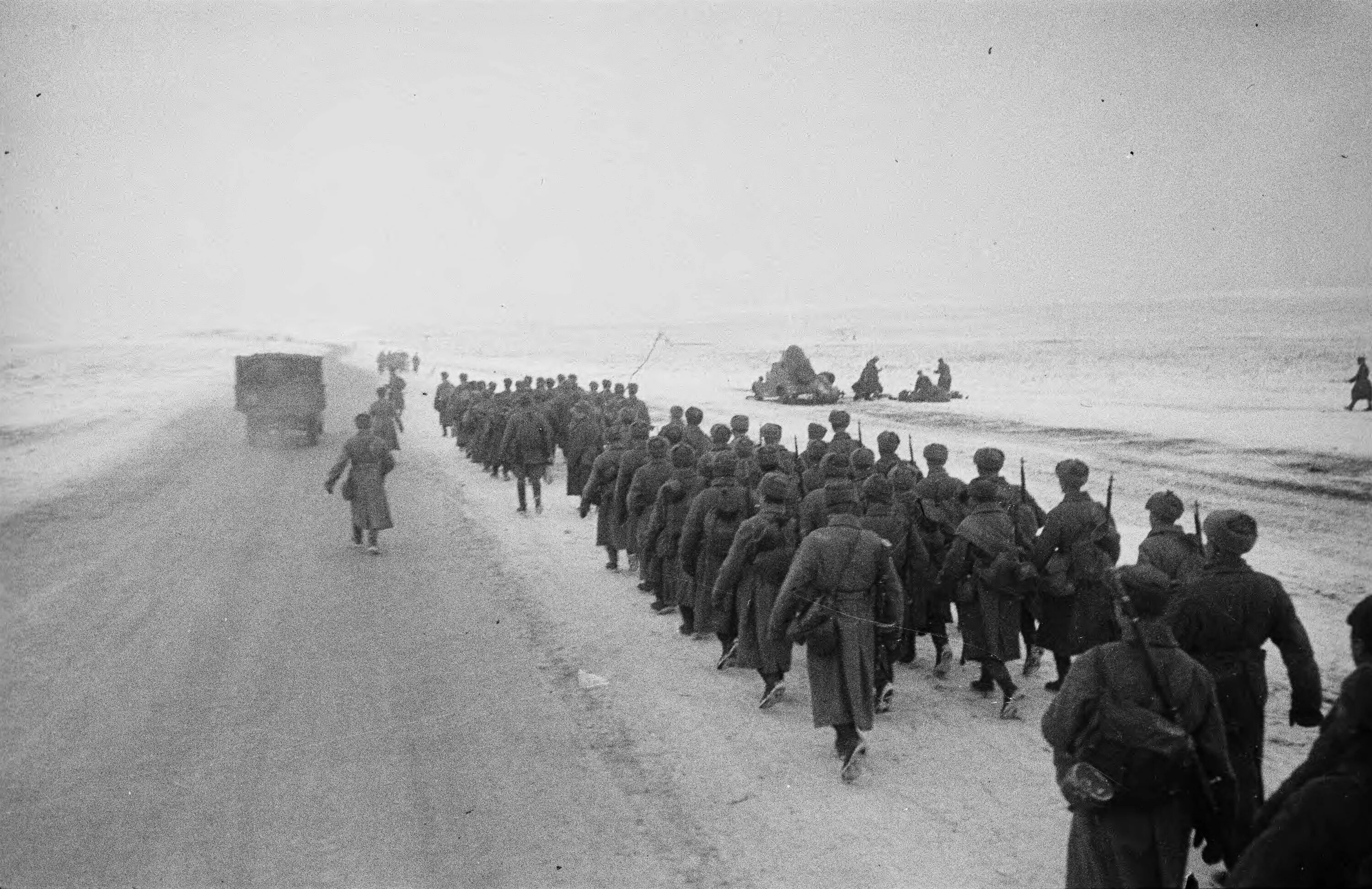 Советская рота. Битва под Можайском 1941. Можайск в годы войны 1941-1945. ВОВ 30.10.1941.