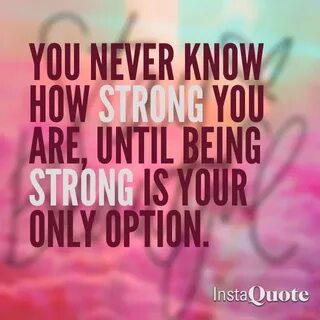 But you never know