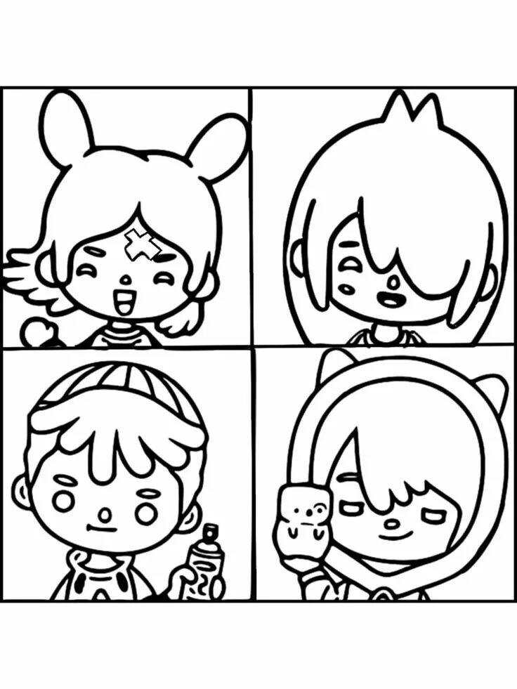 Pin av Lj Chloe pitilo på Coloring pages toca boca