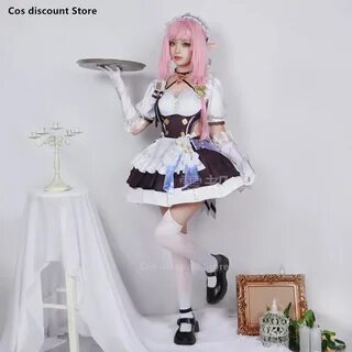 Elysia Miss Розовая Фея Милая горничная Платье Honkai Impact 3rd красивые к...