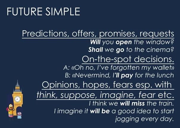 Will for promises and offers. Decisions offers promises. Decisions offers promises. Future simple predictions. Decisions offers promises.