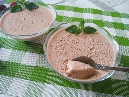 Пудинг из ряженки и желатина