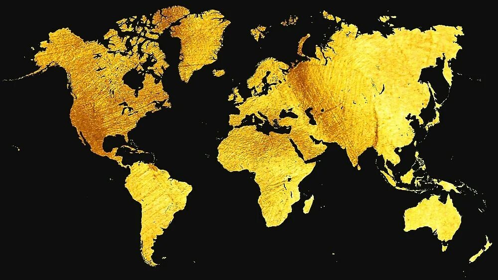 The world's gold. Золотой the World. Gold Map. World Map Gold.