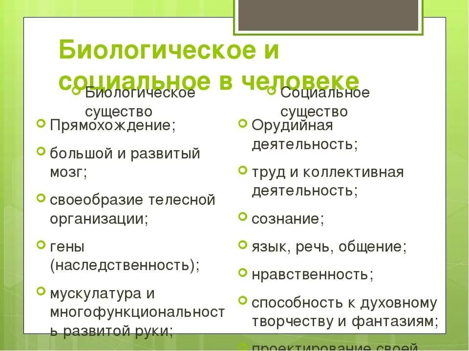 Биологическое и социальное положение. Человек биологическое существо. Социальные особенности человека. Биологическая сущность человека. Особенности человека как социального существа.