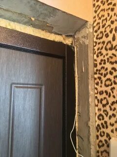 Широкие откосы межкомнатных дверей