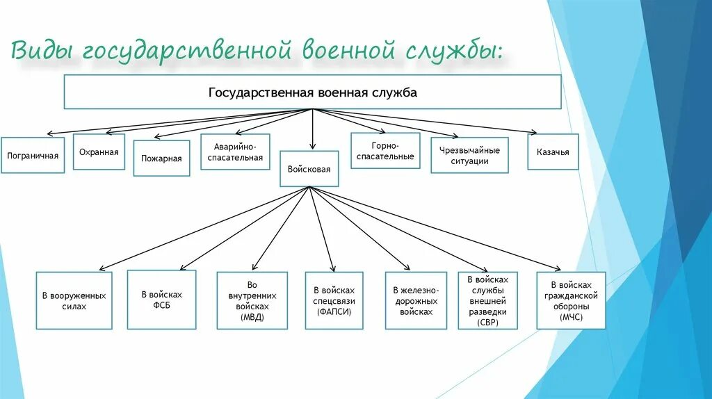 Виды государственной. Виды госслужбы. Виды государственной службы РФ. Виды военной службы. 4 виды государственной службы