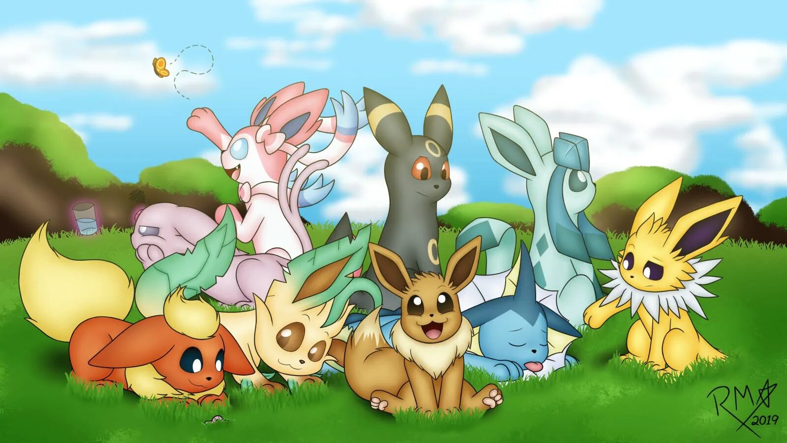 Покемон гласеон и Джолтеон. Eeveelution. Шайни покемоны третье поколение. Eeveelution Squad иви.