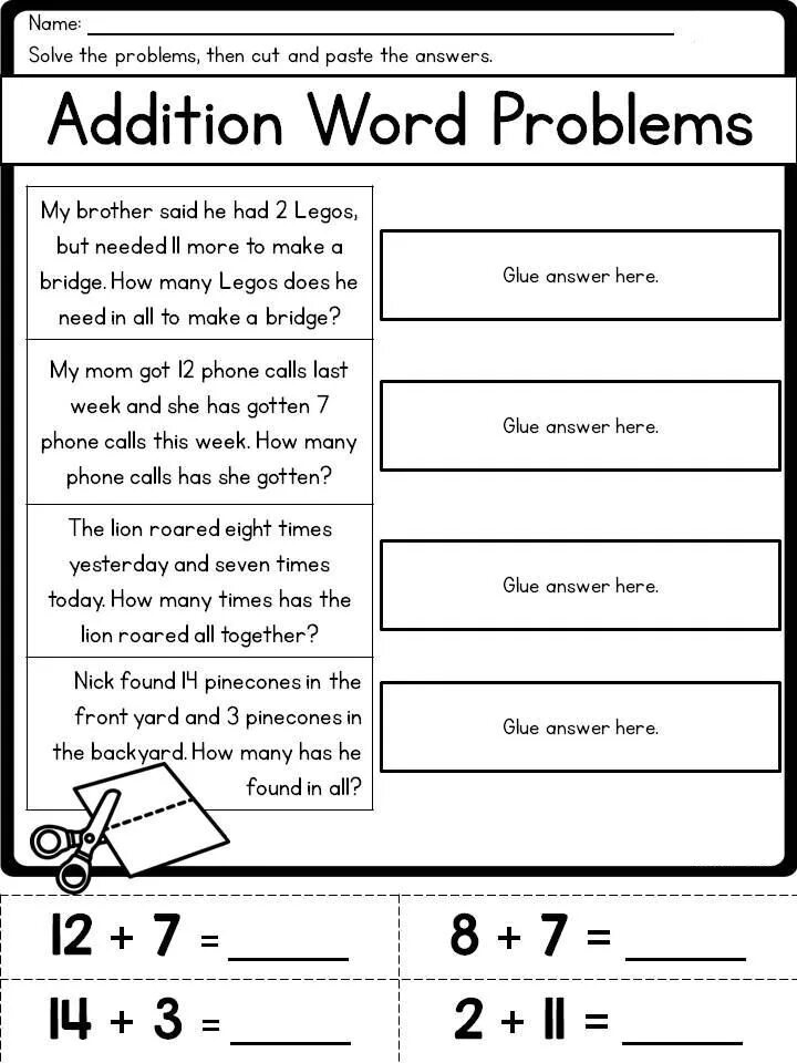 Mathematics problems. Addition Word problems. Math Word problems. Word problems 1 Grade. Английский solve the problem Worksheet.