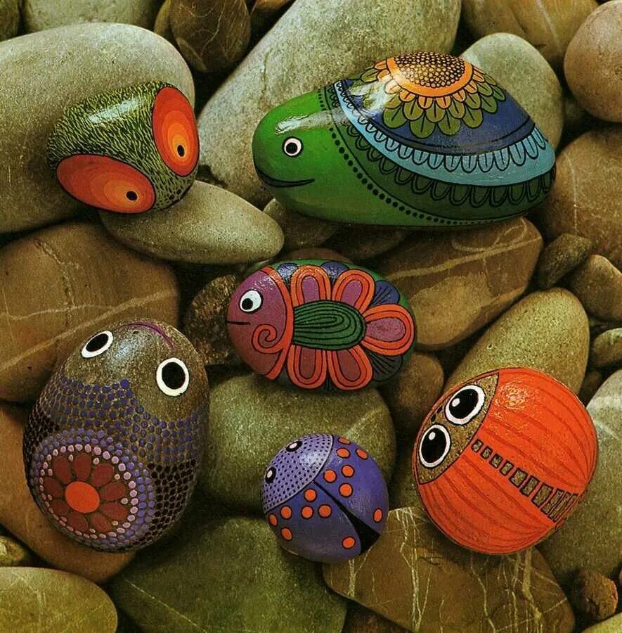 Поделки из морских камней. Поделки из морских камней