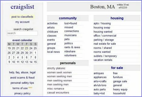 Craigslist shuts down personals section after anti-sex trafficking bill.