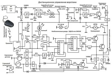 Электрические автоматические схемы